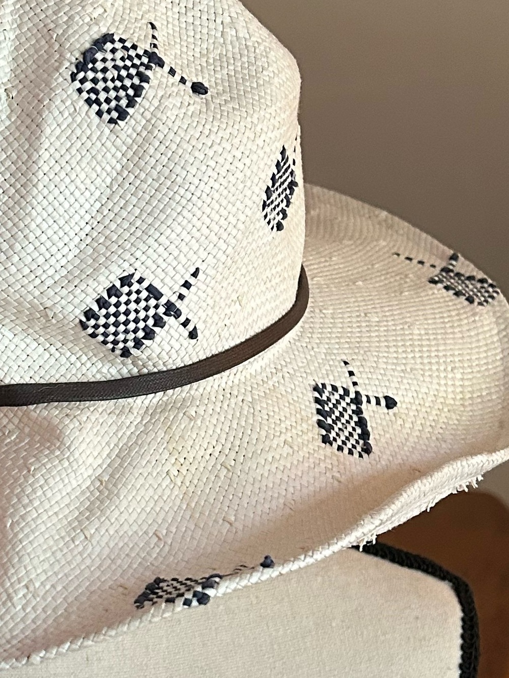 Packable, bendable Straw Hat, Anthropologie